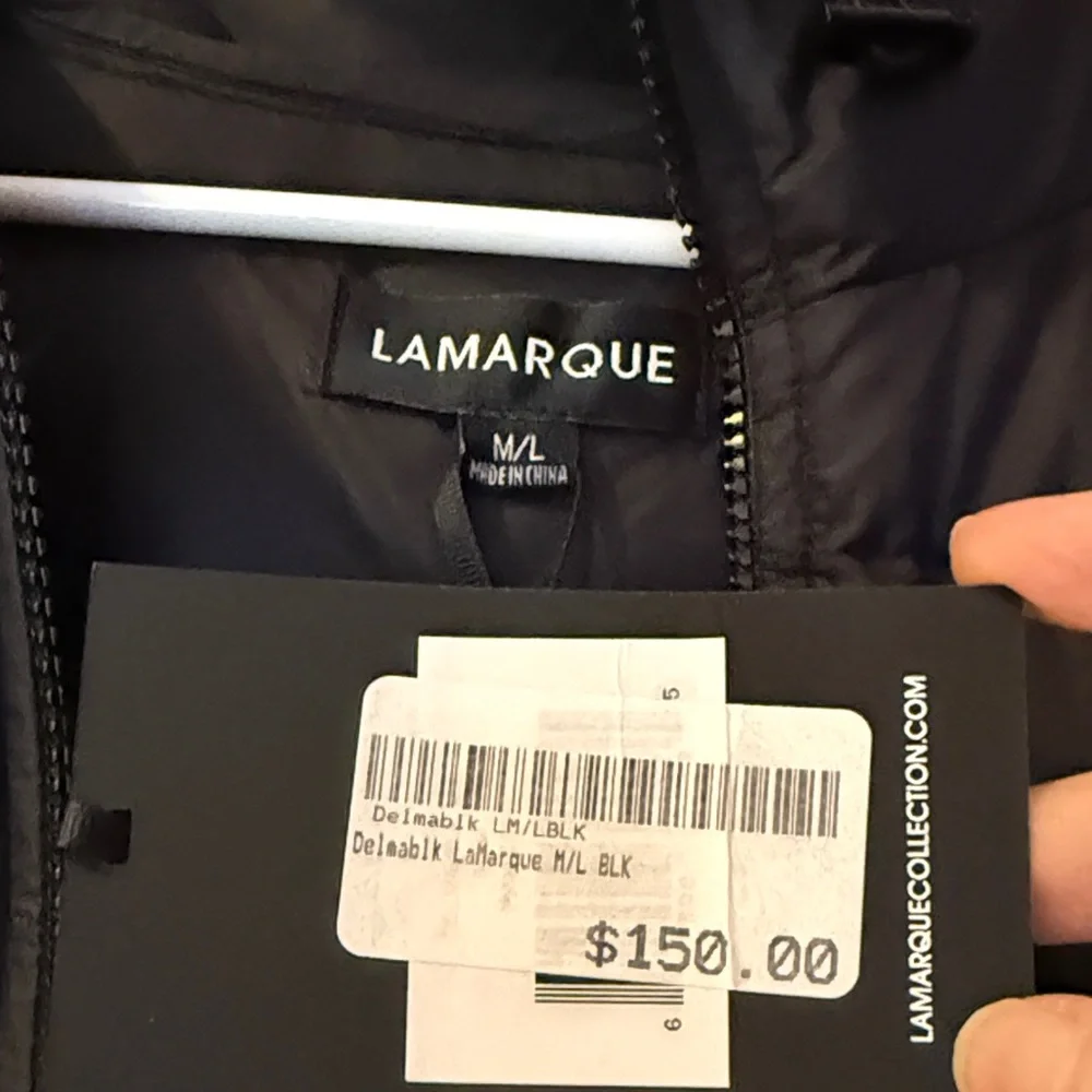 Lamarque Black Puffer Vest - Picture 2 of 3
